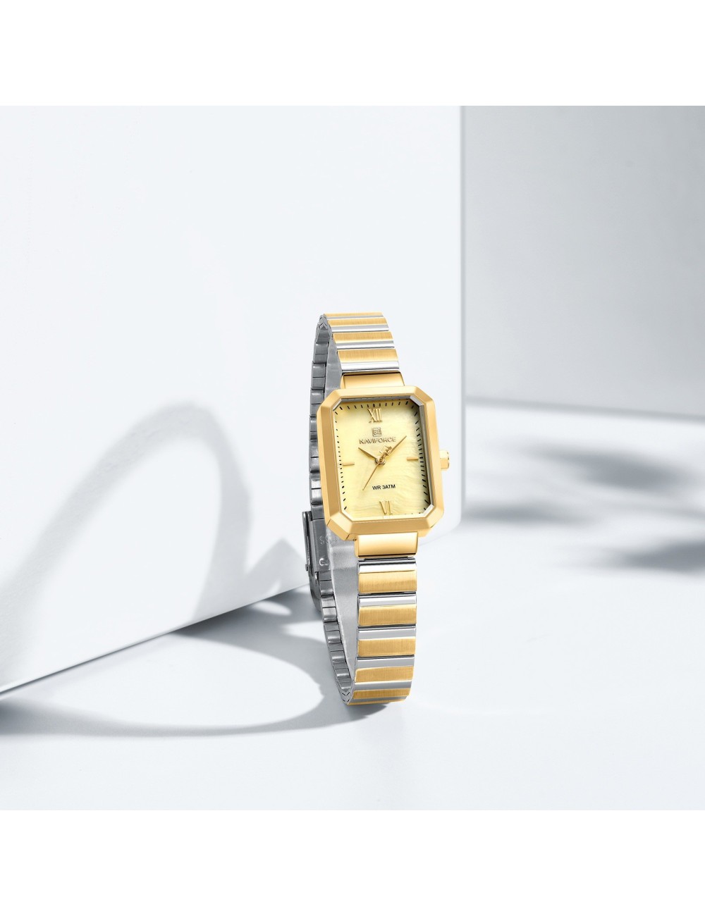 Reloj Naviforce Casual Nf5050 Mujer Acero + Estuche
