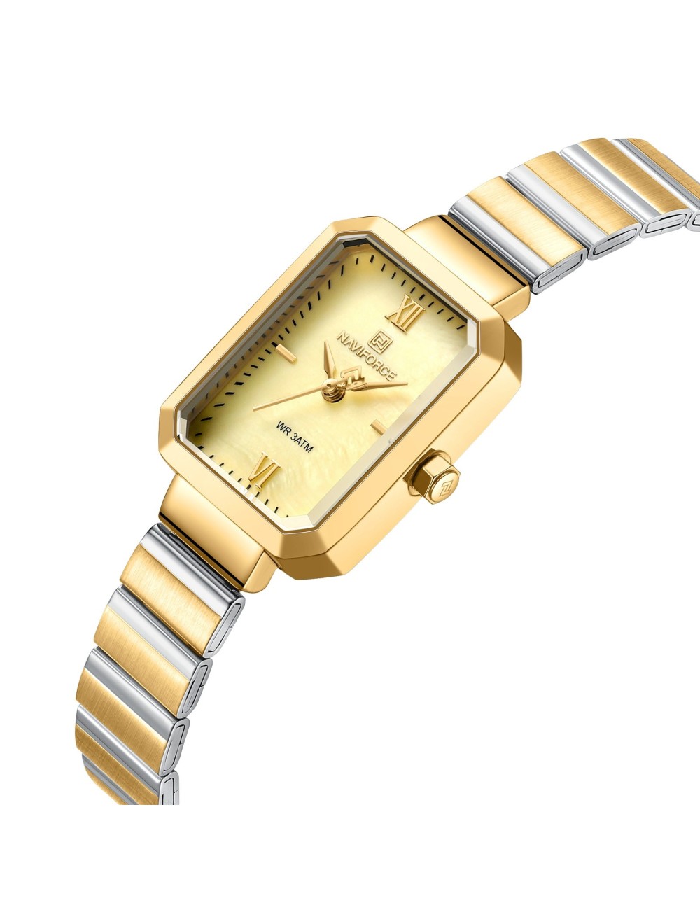 Reloj Naviforce Casual Nf5050 Mujer Acero + Estuche