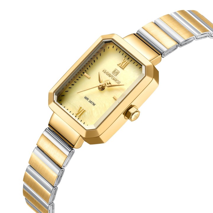 Reloj Naviforce Casual Nf5050 Mujer Acero + Estuche