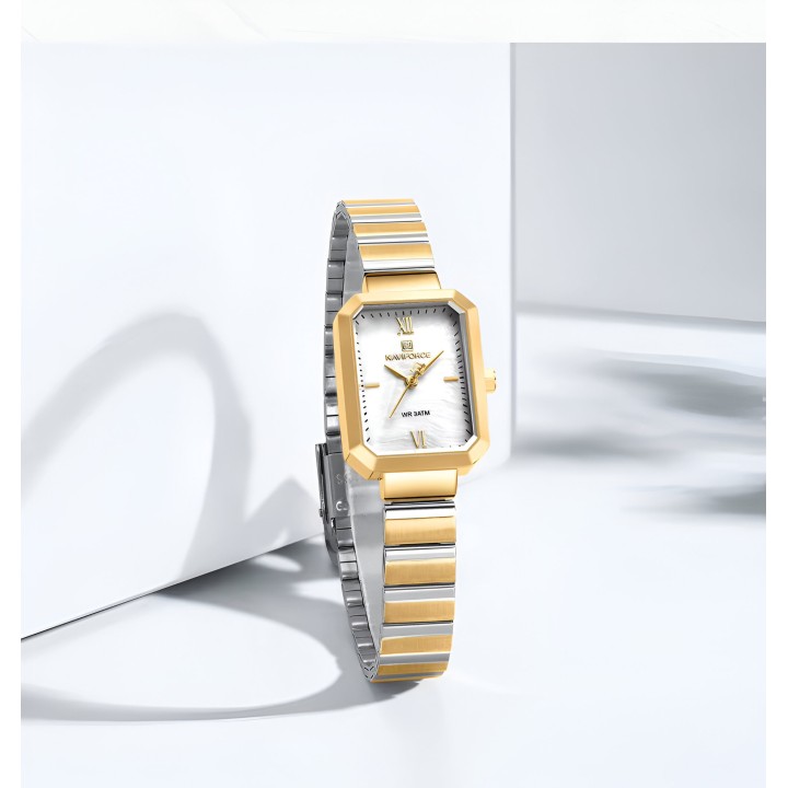 Reloj Naviforce Casual Nf5050 Mujer Acero + Estuche