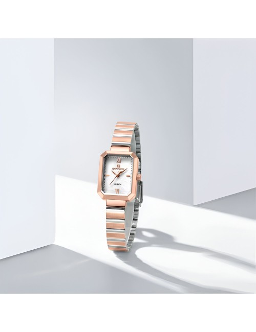 Reloj Naviforce Casual Nf5050 Mujer Acero + Estuche