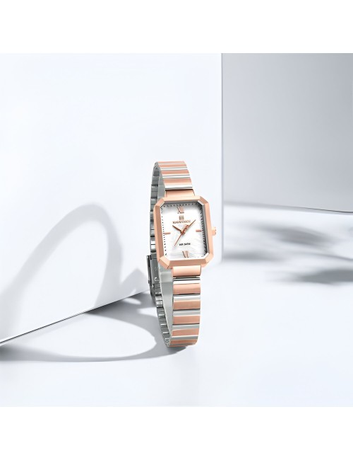 Reloj Naviforce Casual Nf5050 Mujer Acero + Estuche