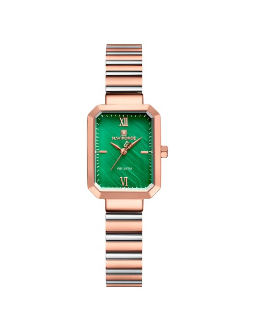 Reloj Naviforce Casual Nf5050 Mujer Acero + Estuche