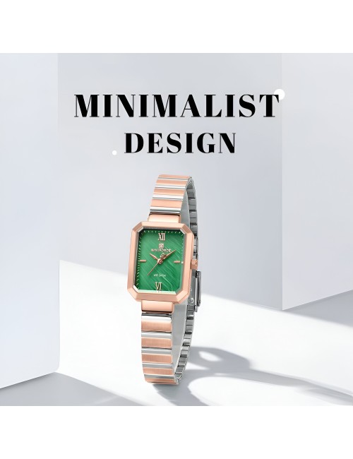 Reloj Naviforce Casual Nf5050 Mujer Acero + Estuche