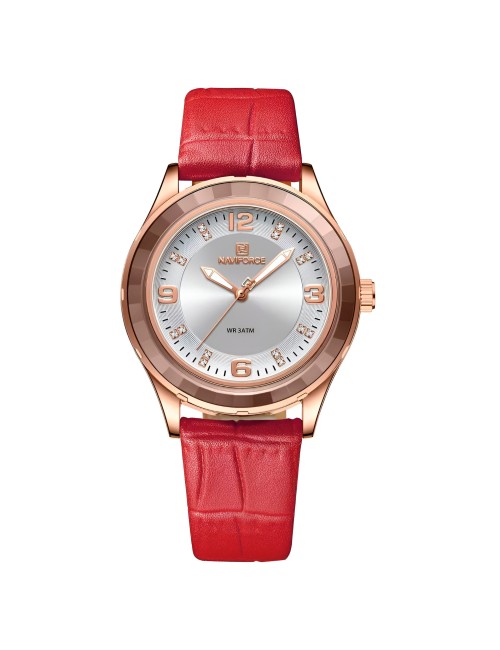 Reloj Naviforce Sport Nf5040 Mujer Cuero + Estuche
