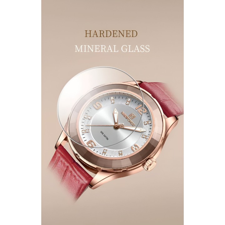 Reloj Naviforce Sport Nf5040 Mujer Cuero + Estuche