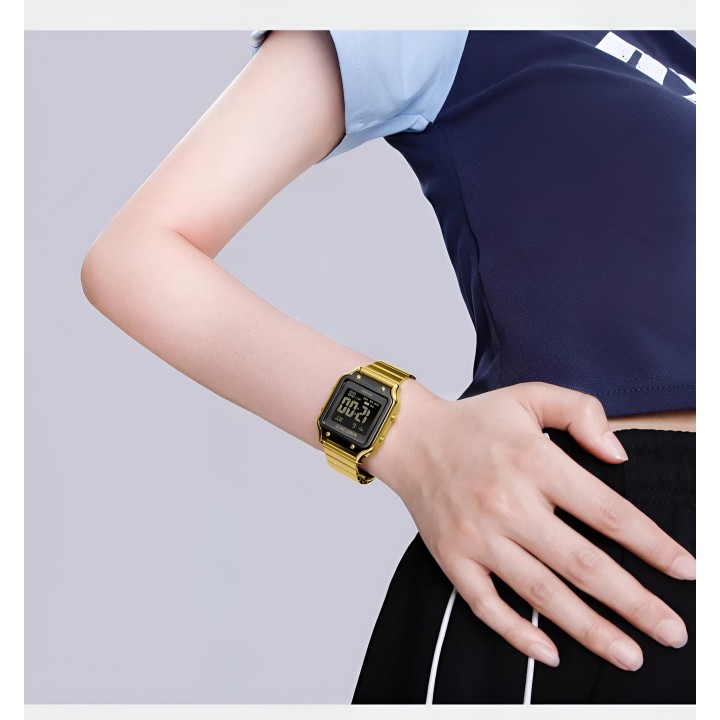 Reloj Naviforce Sport Nf5046 Mujer Digital Acero + Estuche