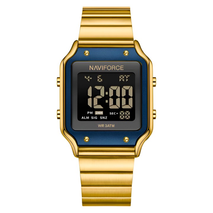 Reloj Naviforce Sport Nf5046 Mujer Digital Acero + Estuche