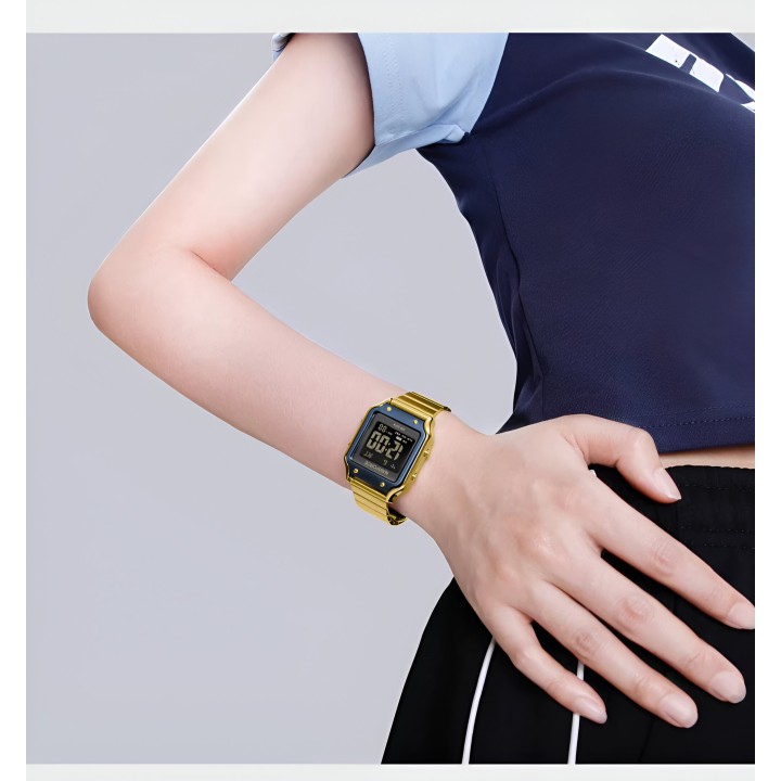 Reloj Naviforce Sport Nf5046 Mujer Digital Acero + Estuche