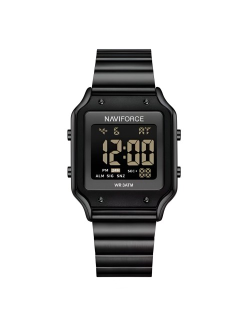 Reloj Naviforce Sport Nf5046 Mujer Digital Acero + Estuche