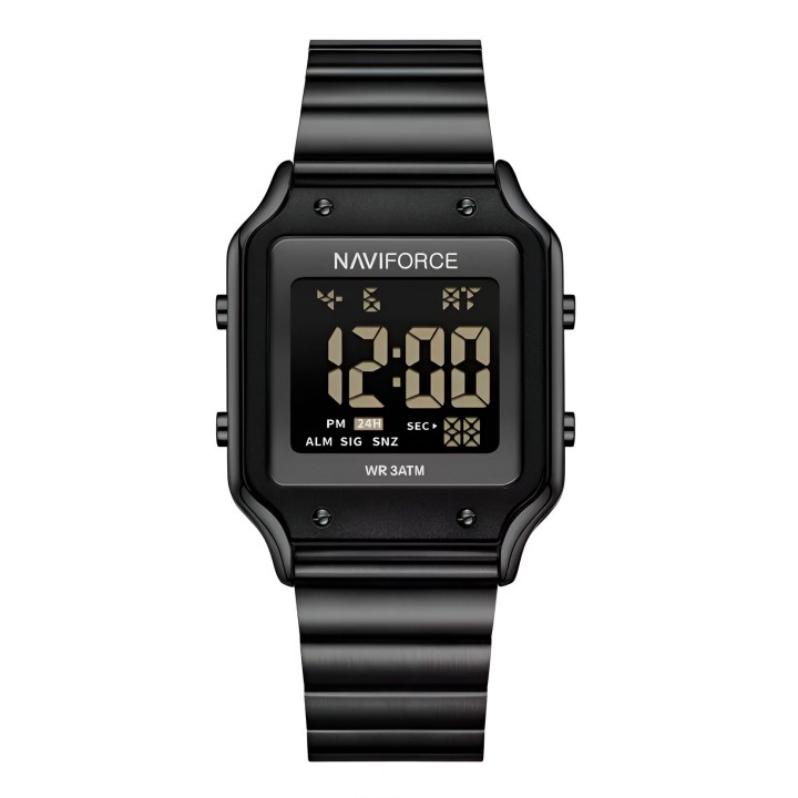 Reloj Naviforce Sport Nf5046 Mujer Digital Acero + Estuche