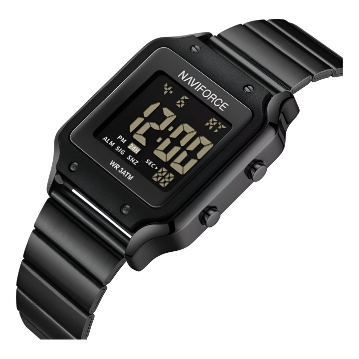 Reloj Naviforce Sport Nf5046 Mujer Digital Acero + Estuche