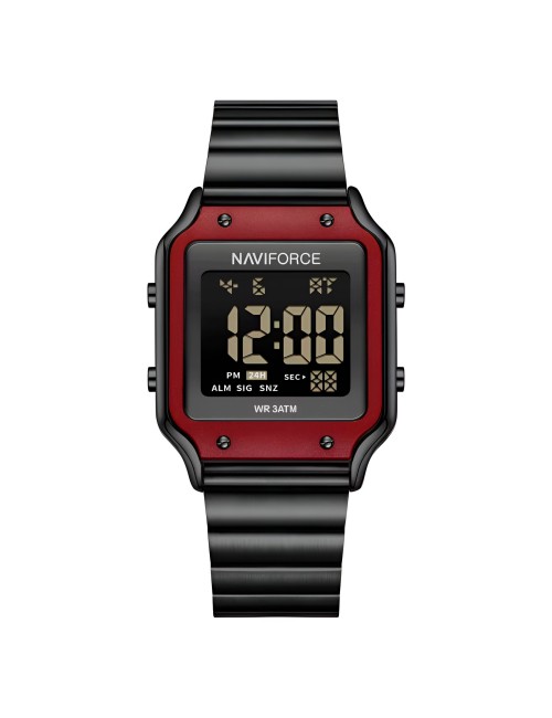 Reloj Naviforce Sport Nf5046 Mujer Digital Acero + Estuche