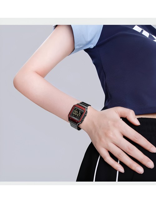 Reloj Naviforce Sport Nf5046 Mujer Digital Acero + Estuche