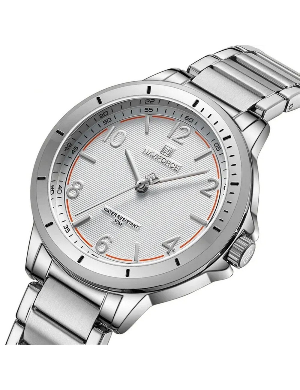 Reloj Naviforce Casual Nf5021 Mujer Acero + Estuche