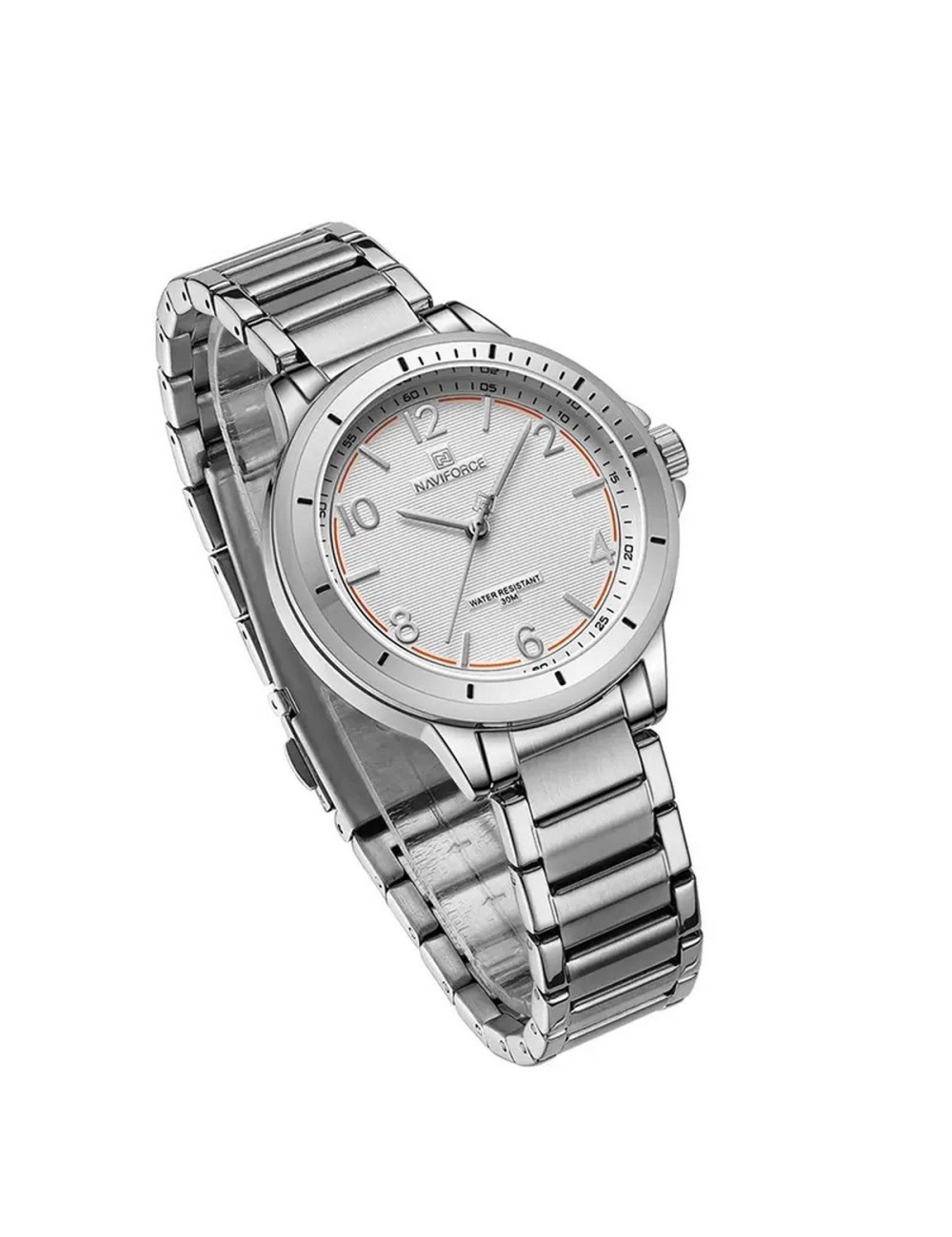 Reloj Naviforce Casual Nf5021 Mujer Acero + Estuche