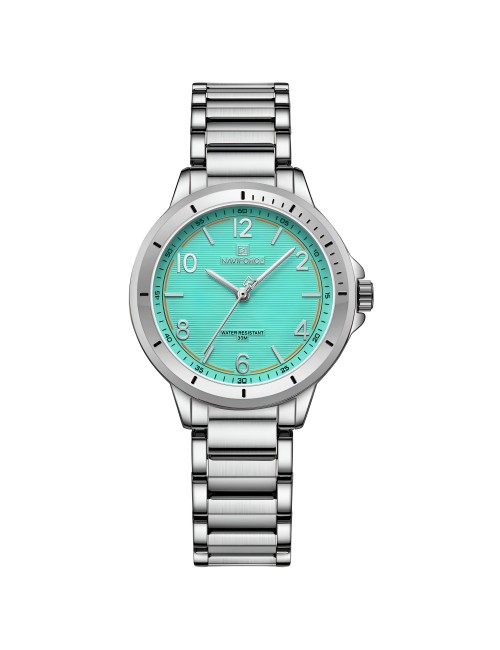 Reloj Naviforce Casual Nf5021 Mujer Acero + Estuche