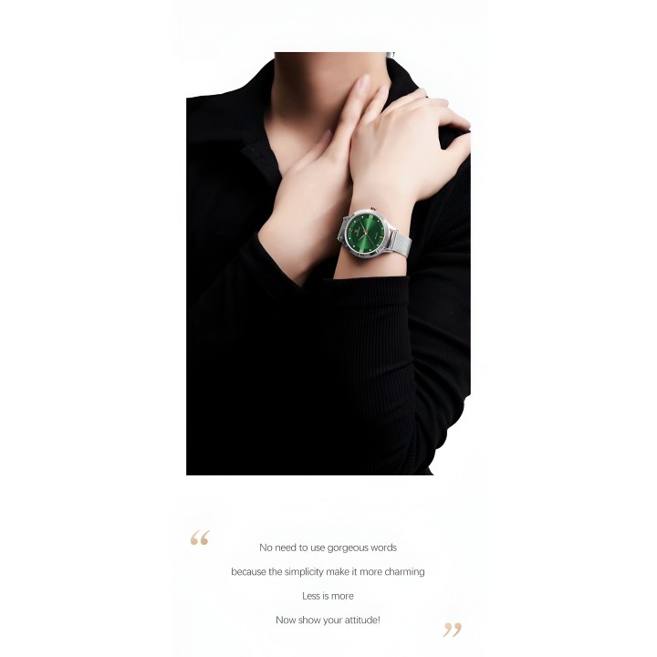 Reloj Naviforce Casual Nf5023 Mujer Acero + Estuche