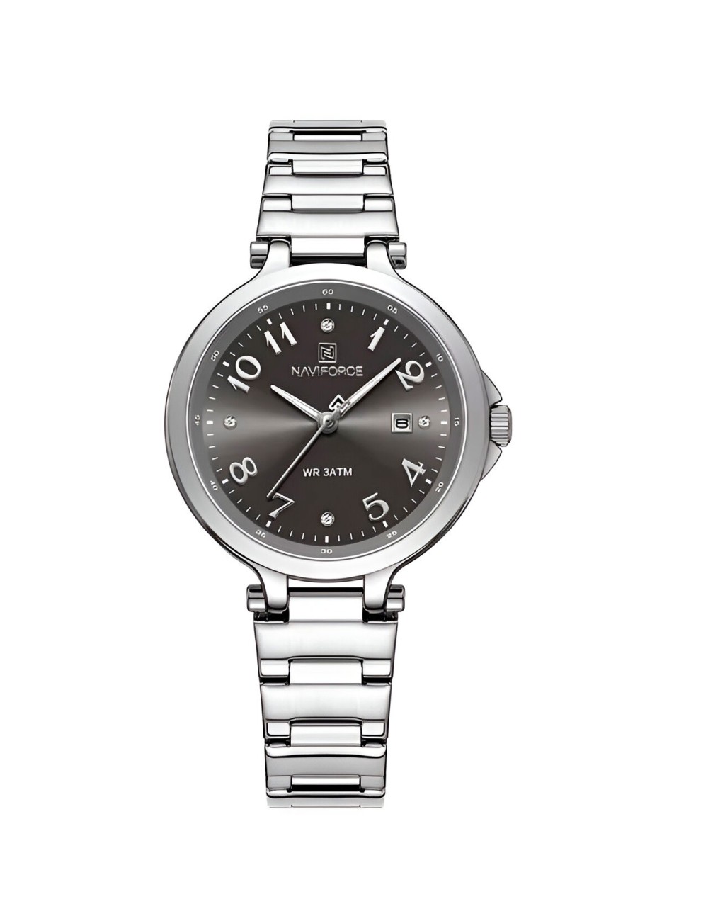 Reloj Naviforce Casual Nf5033 Mujer Acero + Estuche