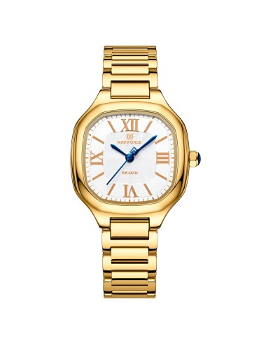 Reloj Naviforce Casual Nf5042 Mujer Acero + Estuche