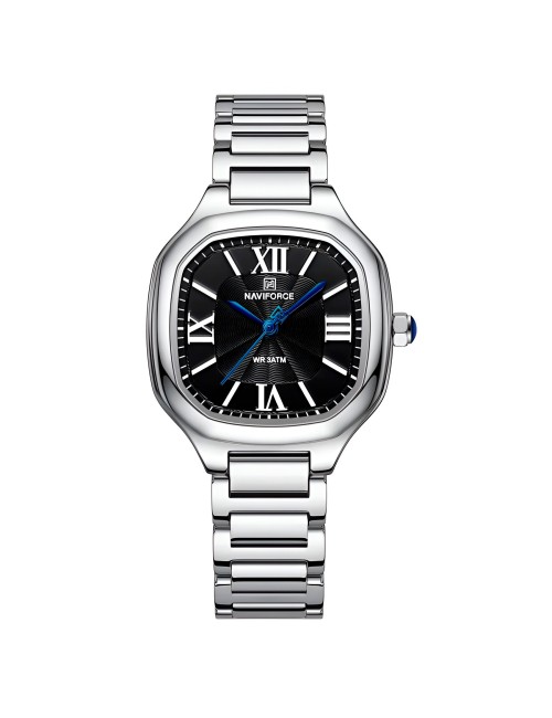 Reloj Naviforce Casual Nf5042 Mujer Acero + Estuche