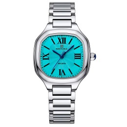 Reloj Naviforce Casual Nf5042 Mujer Acero + Estuche
