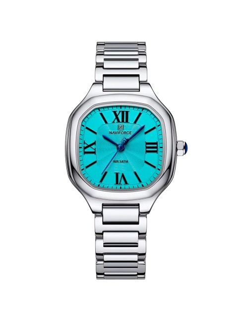 Reloj Naviforce Casual Nf5042 Mujer Acero + Estuche
