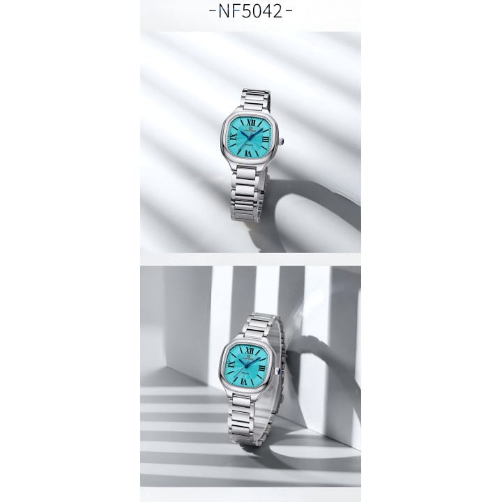 Reloj Naviforce Casual Nf5042 Mujer Acero + Estuche