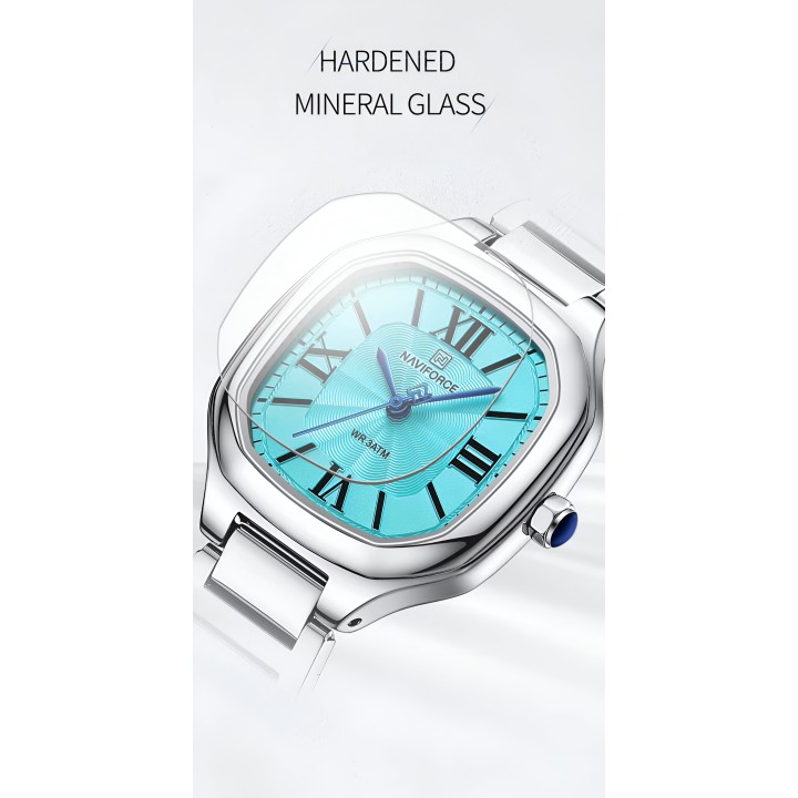 Reloj Naviforce Casual Nf5042 Mujer Acero + Estuche