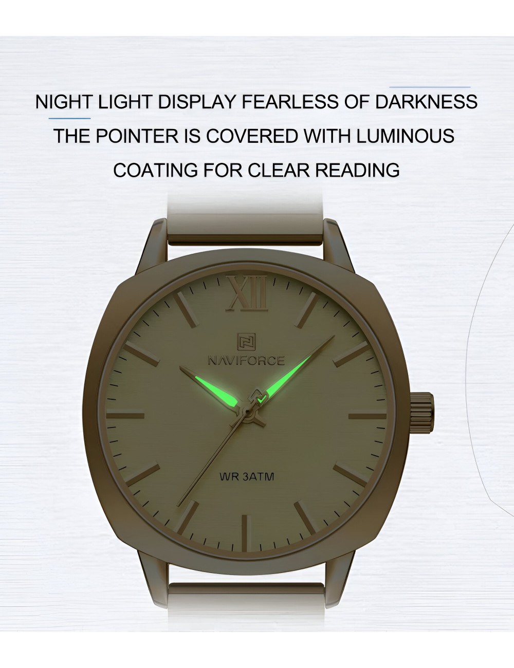 Reloj Naviforce Casual Nf5044 Mujer Acero + Estuche