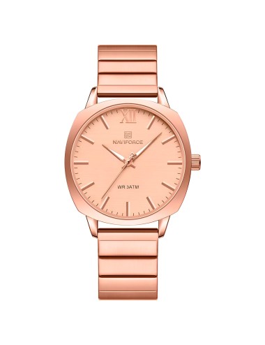 Reloj Naviforce Casual Nf5044 Mujer Acero + Estuche
