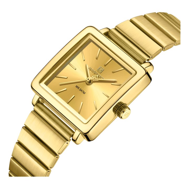 Reloj Naviforce Casual Nf5048 Mujer Acero + Estuche