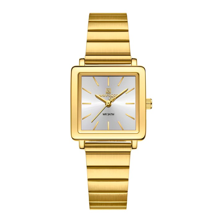 Reloj Naviforce Casual Nf5048 Mujer Acero + Estuche