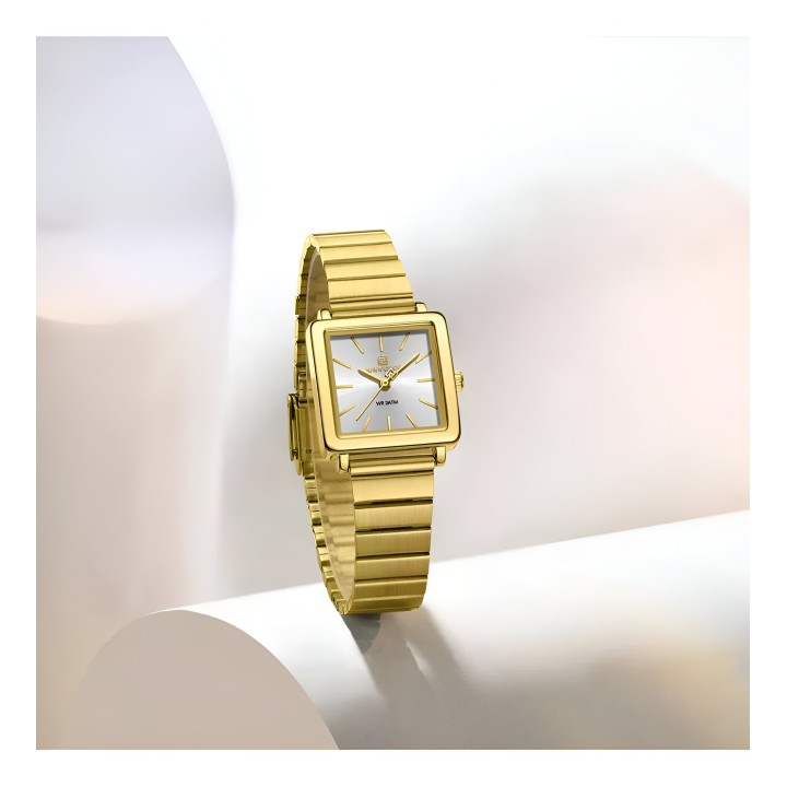Reloj Naviforce Casual Nf5048 Mujer Acero + Estuche
