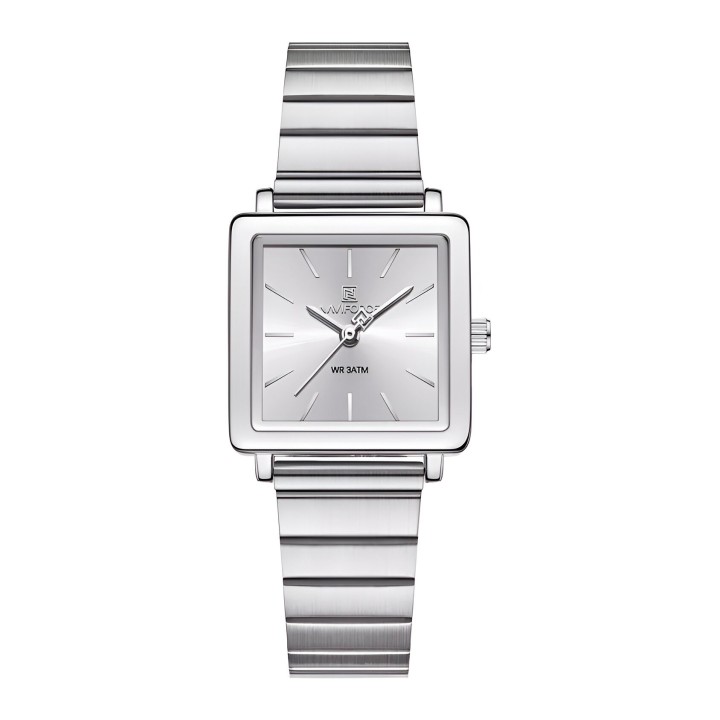 Reloj Naviforce Casual Nf5048 Mujer Acero + Estuche