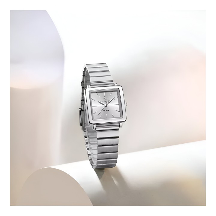 Reloj Naviforce Casual Nf5048 Mujer Acero + Estuche