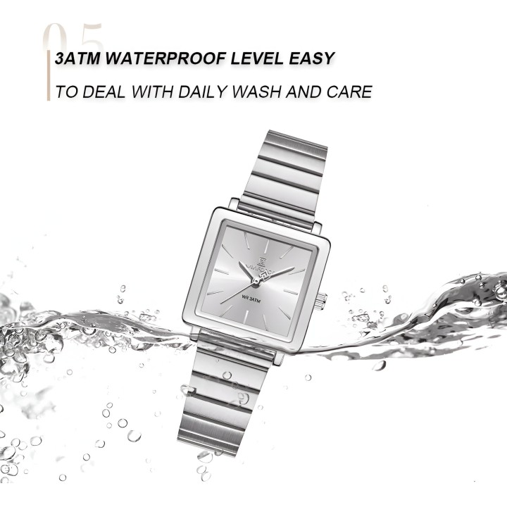 Reloj Naviforce Casual Nf5048 Mujer Acero + Estuche