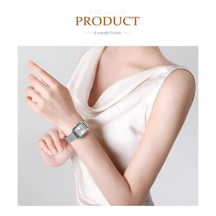 Reloj Naviforce Casual Nf5048 Mujer Acero + Estuche