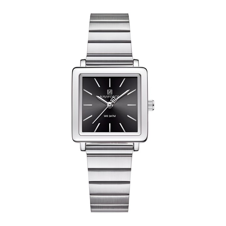 Reloj Naviforce Casual Nf5048 Mujer Acero + Estuche