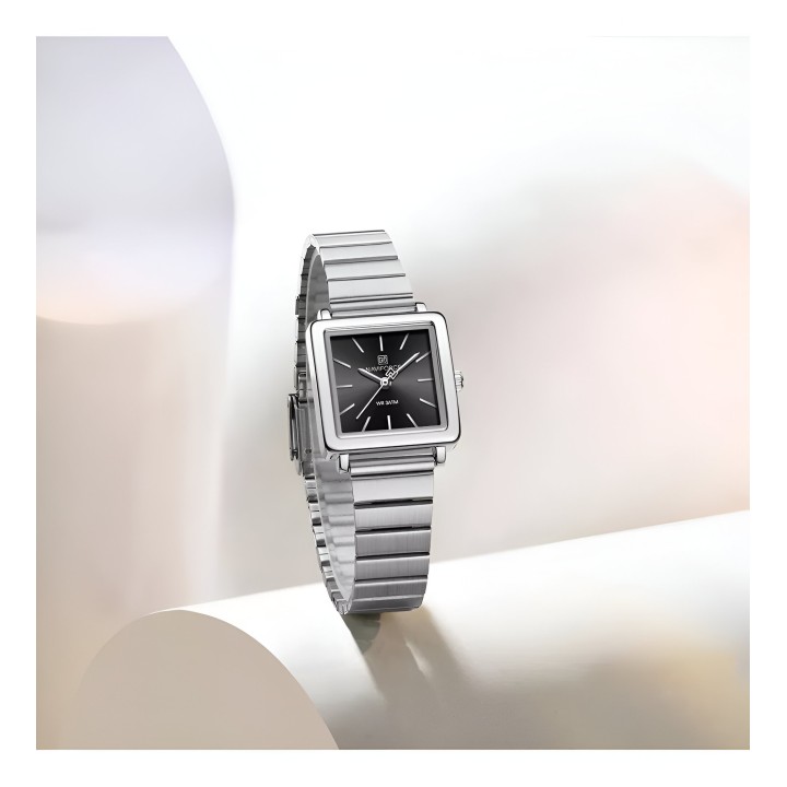 Reloj Naviforce Casual Nf5048 Mujer Acero + Estuche