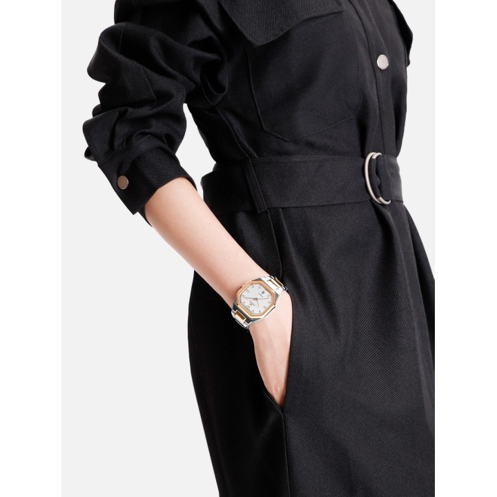 Reloj Naviforce Casual Nf5053 Mujer Acero + Estuche