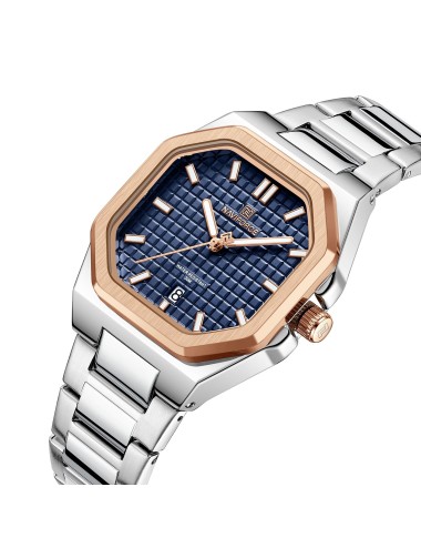 Reloj Naviforce Casual Nf5053 Mujer Acero + Estuche