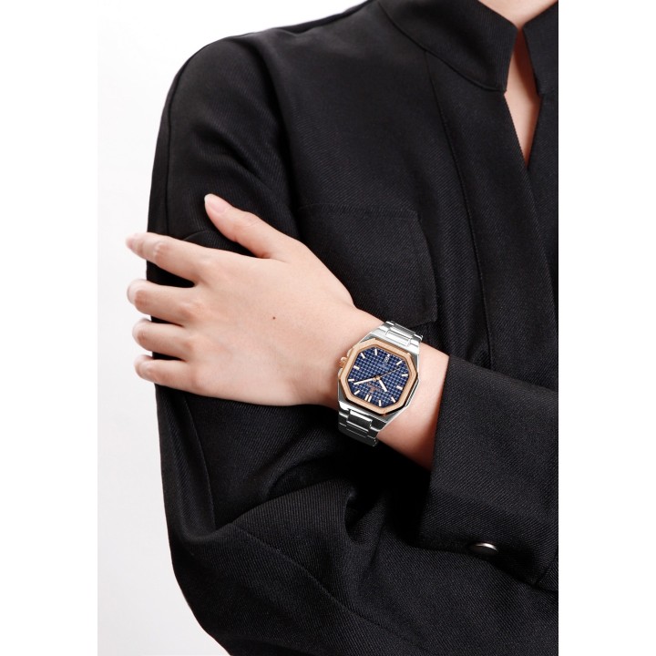 Reloj Naviforce Casual Nf5053 Mujer Acero + Estuche