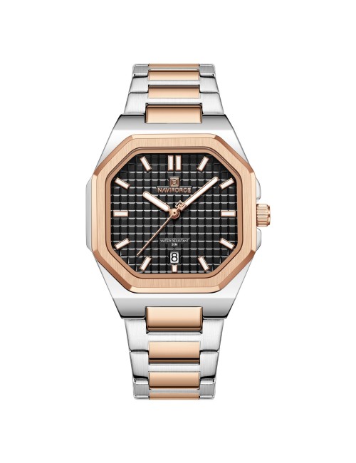 Reloj Naviforce Casual Nf5053 Mujer Acero + Estuche