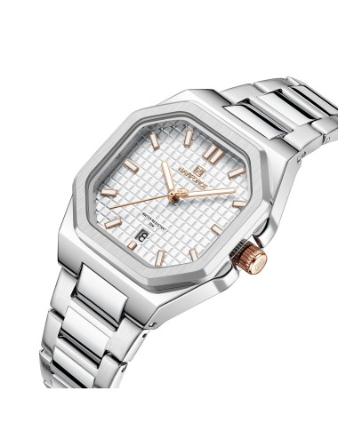 Reloj Naviforce Casual Nf5053 Mujer Acero + Estuche