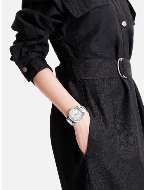 Reloj Naviforce Casual Nf5053 Mujer Acero + Estuche