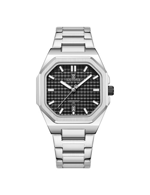 Reloj Naviforce Casual Nf5053 Mujer Acero + Estuche