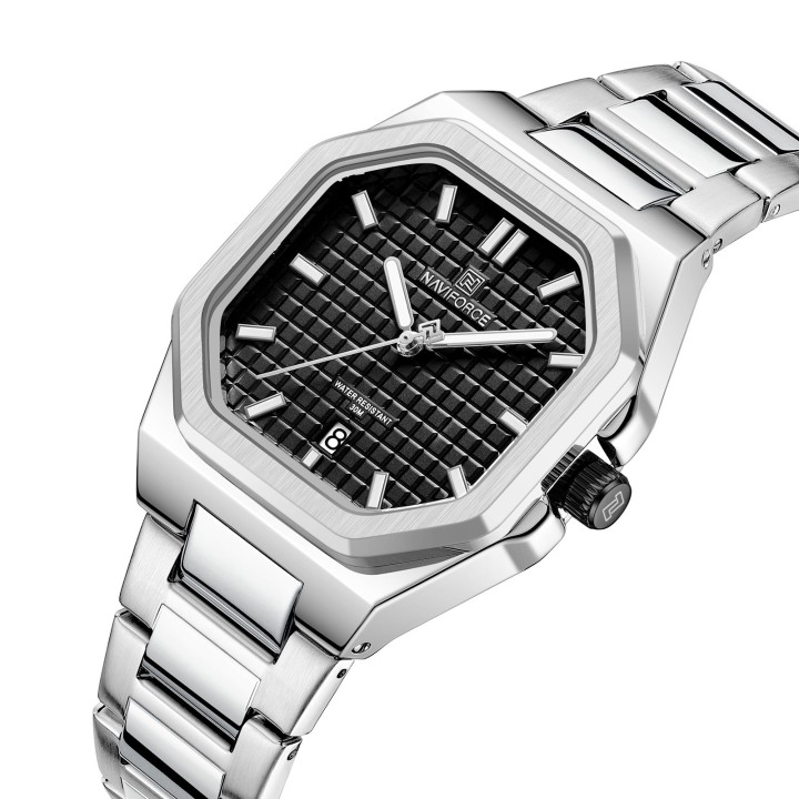 Reloj Naviforce Casual Nf5053 Mujer Acero + Estuche