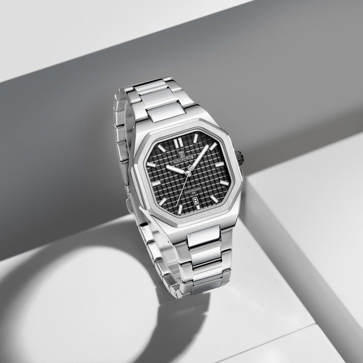 Reloj Naviforce Casual Nf5053 Mujer Acero + Estuche