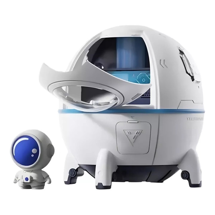 Humidificador Difusor De Aromas Led Nave Espacial Astronauta